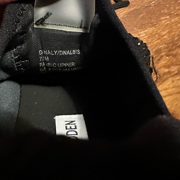 Steve Madden Danaly sneakers, black rhinestones, women’s 7.5, BN-NIB - Picture 4 of 4